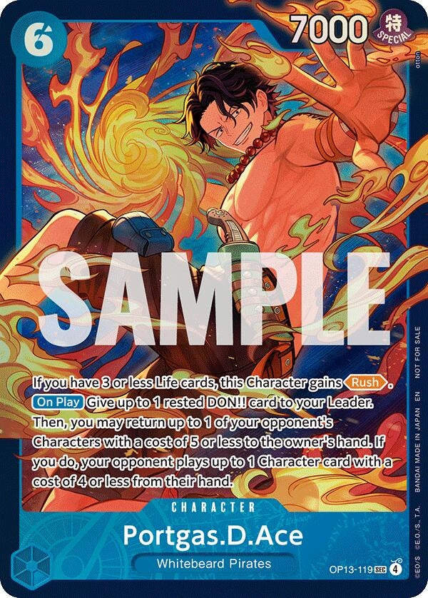 Image for Portgas.D.Ace (119) (Treasure Cup 2026) (Store) (OP13-119) [One Piece Promotion Cards] - One Piece Card Game