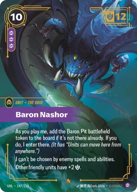 Image for Baron Nashor (147/219) [Unleashed] - Riftbound: League of Legends Trading Card Game