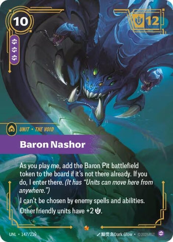 Image for Baron Nashor (147/219) [Unleashed] - Riftbound: League of Legends Trading Card Game