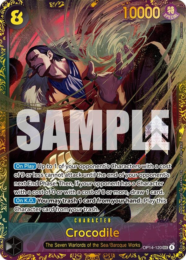 Image for Crocodile - OP14-120 (CS26-27 Regionals Season 1) (OP14-120) [One Piece Promotion Cards] - One Piece Card Game