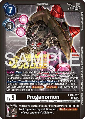 Image for Proganomon (Judge Pack 9) (EX10-032 C) [Sinister Order] - Digimon Card Game
