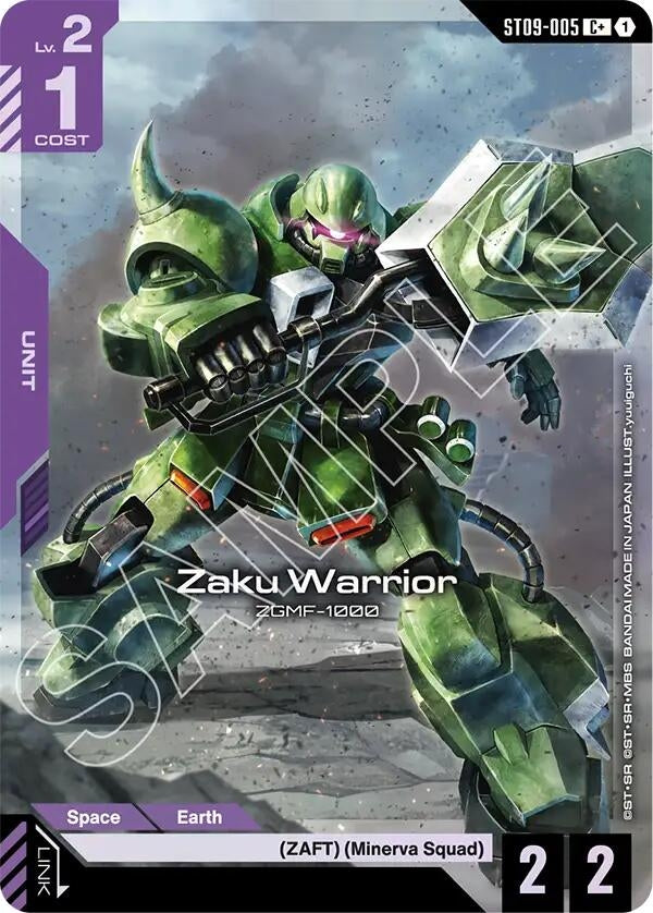 Image for Zaku Warrior (C+) (ST09-005) [Starter Deck 09: Destiny Ignition] - Gundam Card Game