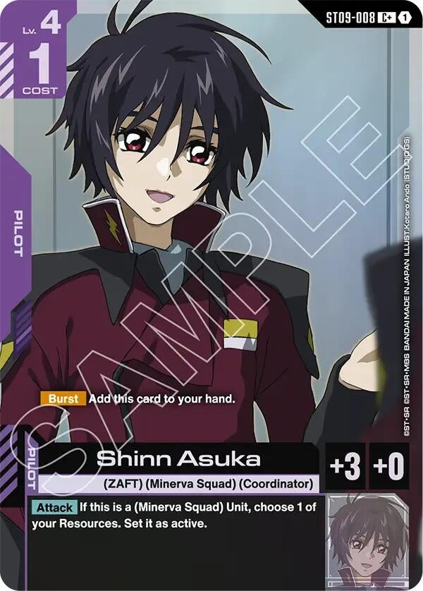 Image for Shinn Asuka (C+) (ST09-008) [Starter Deck 09: Destiny Ignition] - Gundam Card Game