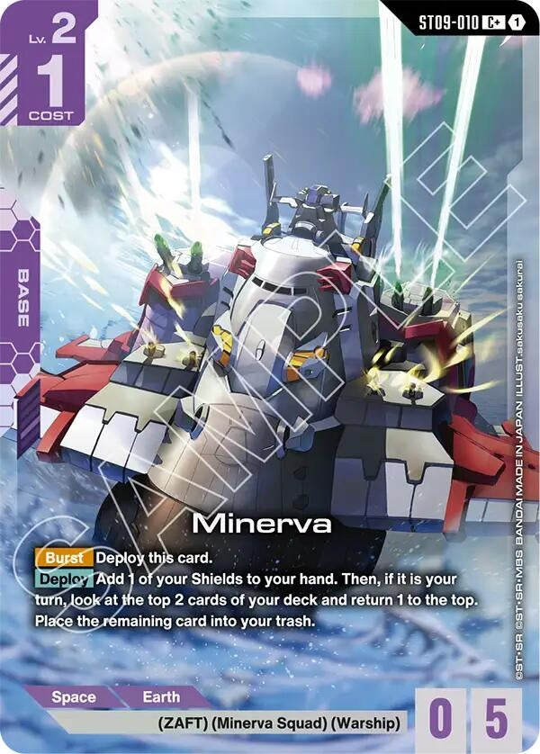 Image for Minerva (C+) (ST09-010) [Starter Deck 09: Destiny Ignition] - Gundam Card Game