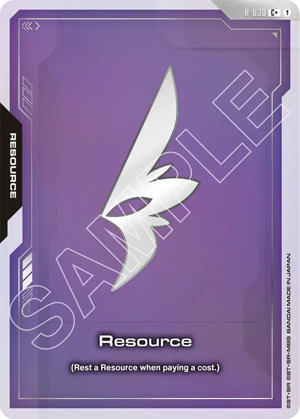 Image for Resource (R-030) (C+) (R-030) [Starter Deck 09: Destiny Ignition] - Gundam Card Game