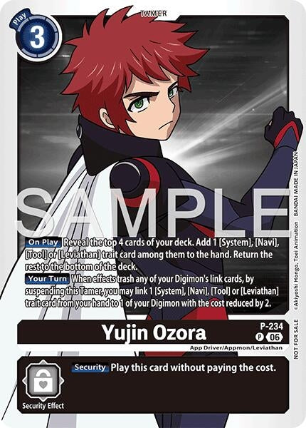 Image for Yujin Ozora (Store Tournament 2026 Vol. 2 Participation Pack) (P-234 P) [Digimon Promotion Cards] - Digimon Card Game