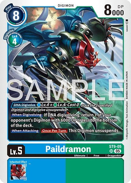 Image for Paildramon - ST9-05 (Reprint) (ST9-05 SR) [Advanced Booster Digimon Generation] - Digimon Card Game