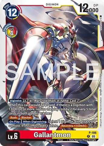 Gallantmon - P-186 (Reprint) (P-186 P) [Advanced Booster Digimon Generation]