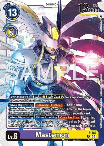 Image for Mastemon - P-187 (Reprint) (P-187 P) [Advanced Booster Digimon Generation] - Digimon Card Game