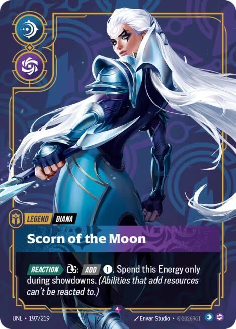 Image for Diana - Scorn of the Moon (197/219) [Unleashed] - Riftbound: League of Legends Trading Card Game