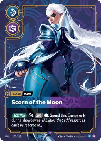 Image for Diana - Scorn of the Moon (197/219) [Unleashed] - Riftbound: League of Legends Trading Card Game