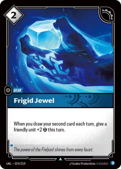 Image for Frigid Jewel (074/219) [Unleashed] - Riftbound: League of Legends Trading Card Game