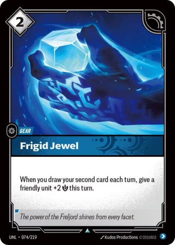 Image for Frigid Jewel (074/219) [Unleashed] - Riftbound: League of Legends Trading Card Game