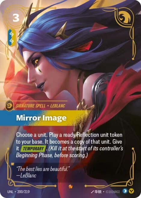 Image for Mirror Image (200/219) [Unleashed] - Riftbound: League of Legends Trading Card Game