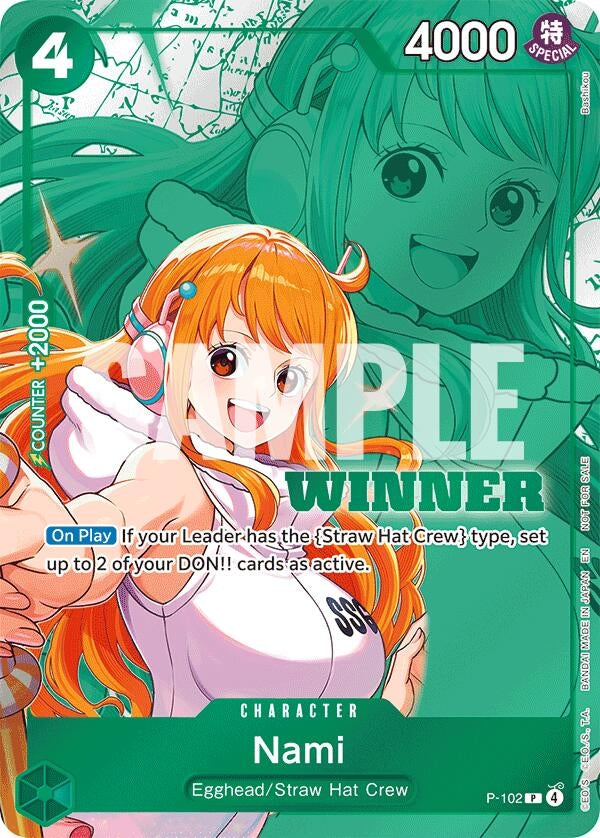 Image for Nami (Winner Pack 2026 Vol. 2) (P-102) [One Piece Promotion Cards] - One Piece Card Game