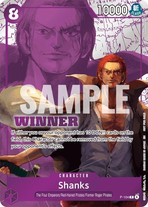 Image for Shanks (Winner Pack 2026 Vol. 2) (P-104) [One Piece Promotion Cards] - One Piece Card Game