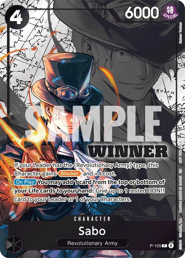 Image for Sabo (Winner Pack 2026 Vol. 2) (P-105) [One Piece Promotion Cards] - One Piece Card Game