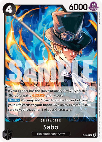 Image for Sabo (Tournament Pack 2026 Vol. 2) (P-105) [One Piece Promotion Cards] - One Piece Card Game
