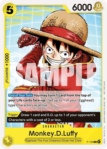 Image for Monkey.D.Luffy (Tournament Pack 2026 Vol. 2) (P-106) [One Piece Promotion Cards] - One Piece Card Game