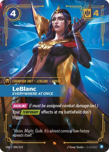 Image for LeBlanc - Everywhere At Once (090/219) [Unleashed] - Riftbound: League of Legends Trading Card Game
