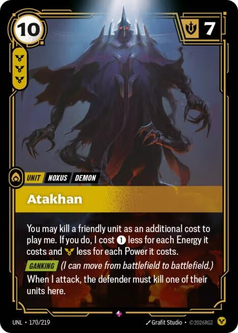 Image for Atakhan (170/219) [Unleashed] - Riftbound: League of Legends Trading Card Game