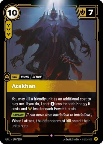 Image for Atakhan (170/219) [Unleashed] - Riftbound: League of Legends Trading Card Game