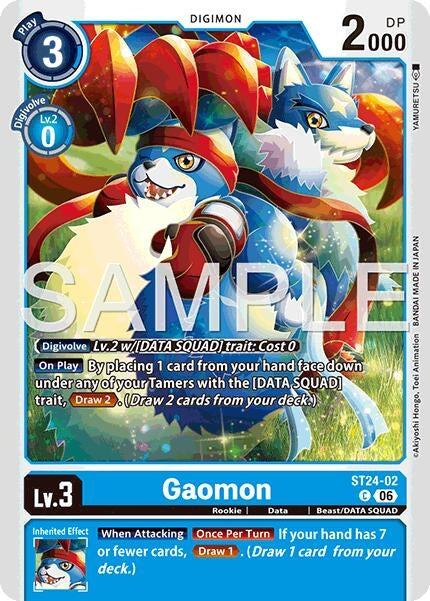 Image for Gaomon (ST24-02 C) [Starter Deck 24: Data Squad] - Digimon Card Game