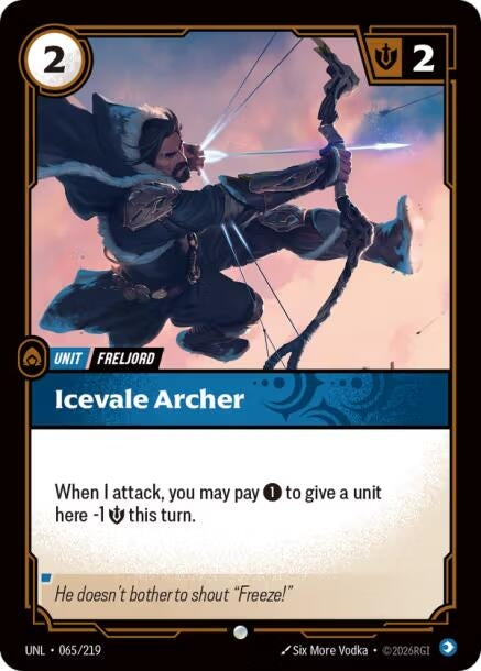Image for Icevale Archer (065/219) [Unleashed] - Riftbound: League of Legends Trading Card Game