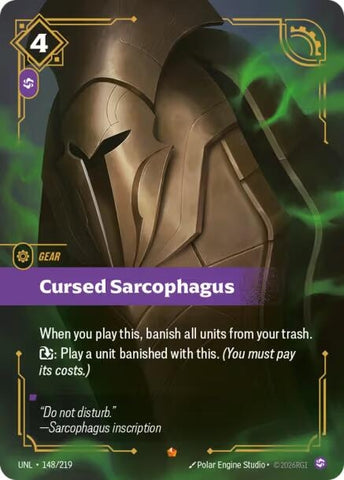 Image for Cursed Sarcophagus (148/219) [Unleashed] - Riftbound: League of Legends Trading Card Game