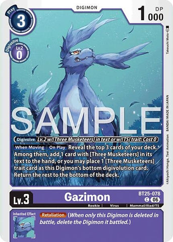 Image for Gazimon (BT25-078 C) [Dual Revolution] - Digimon Card Game