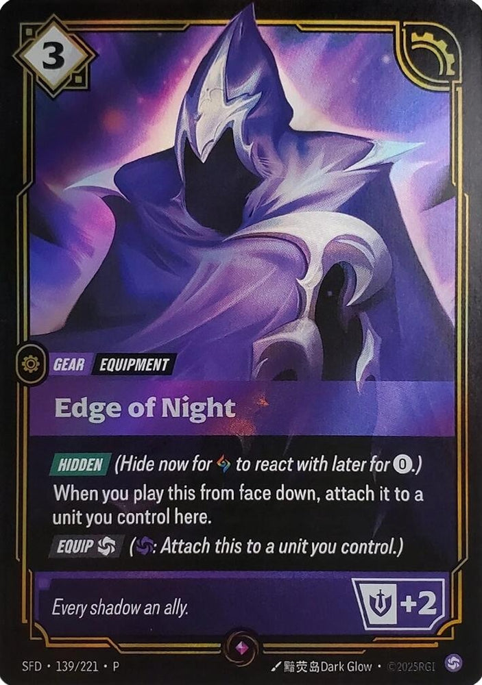 Image for Edge of Night (Top 8) (139/221) [Riftbound Organized Play Promotional Cards] - Riftbound: League of Legends Trading Card Game