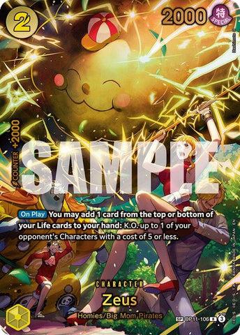 Image for Zeus (SP) (OP11-106) [Adventure on Kami's Island] - One Piece Card Game