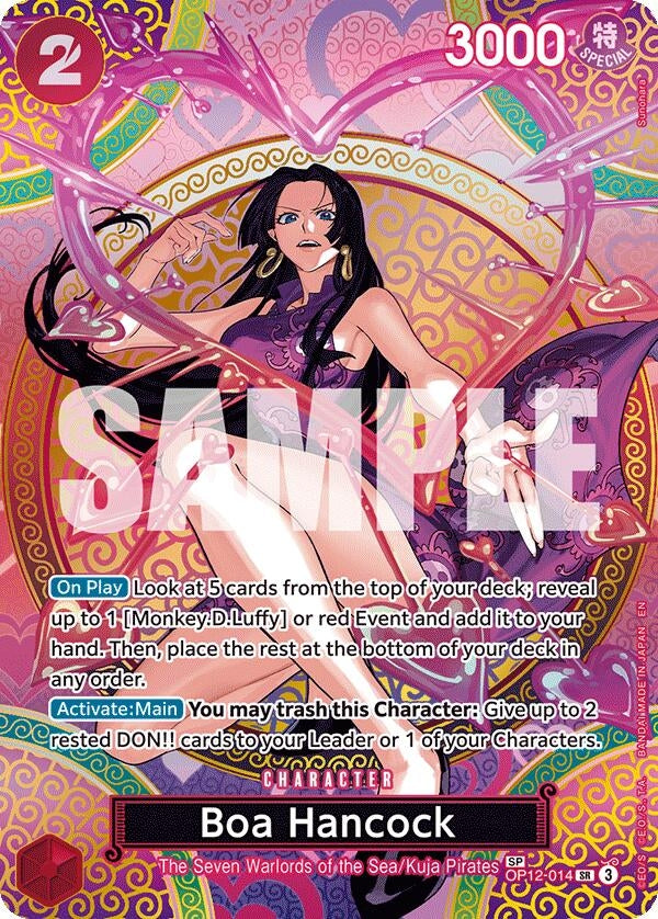 Image for Boa Hancock (SP) (OP12-014) [Adventure on Kami's Island] - One Piece Card Game