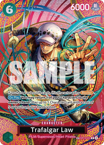 Image for Trafalgar Law (SP) (OP13-031) [Adventure on Kami's Island] - One Piece Card Game