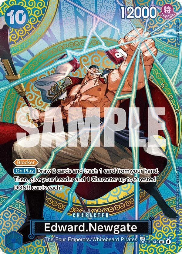 Image for Edward.Newgate (SP) (OP13-042) [Adventure on Kami's Island] - One Piece Card Game