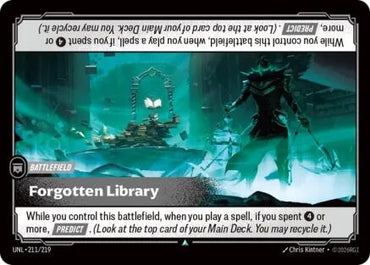 Image for Forgotten Library (211/219) [Unleashed] - Riftbound: League of Legends Trading Card Game