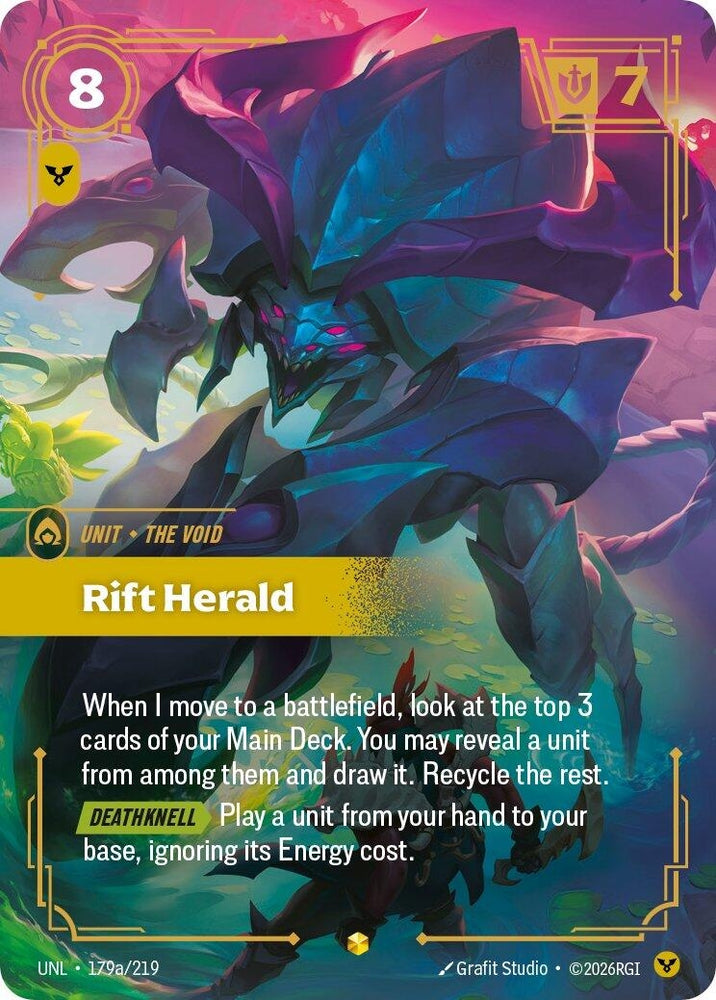 Image for Rift Herald (Alternate Art) (179a/219) [Unleashed] - Riftbound: League of Legends Trading Card Game