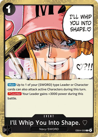 Image for I'll Whip You Into Shape. (EB04-050) [Adventure on Kami's Island] - One Piece Card Game