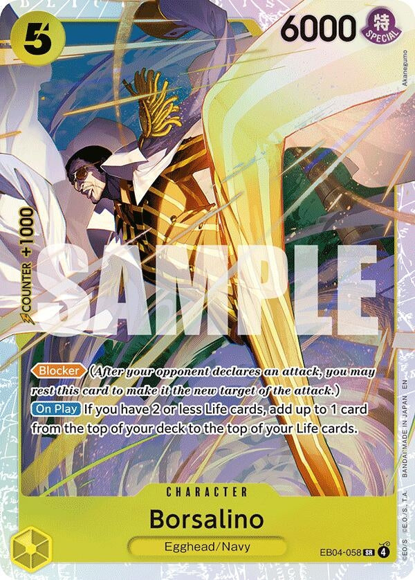 Image for Borsalino (EB04-058) [Adventure on Kami's Island] - One Piece Card Game