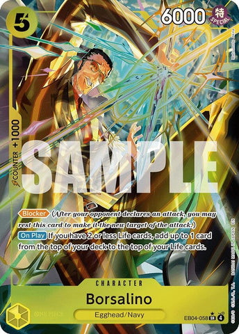 Image for Borsalino (Alternate Art) (EB04-058) [Adventure on Kami's Island] - One Piece Card Game