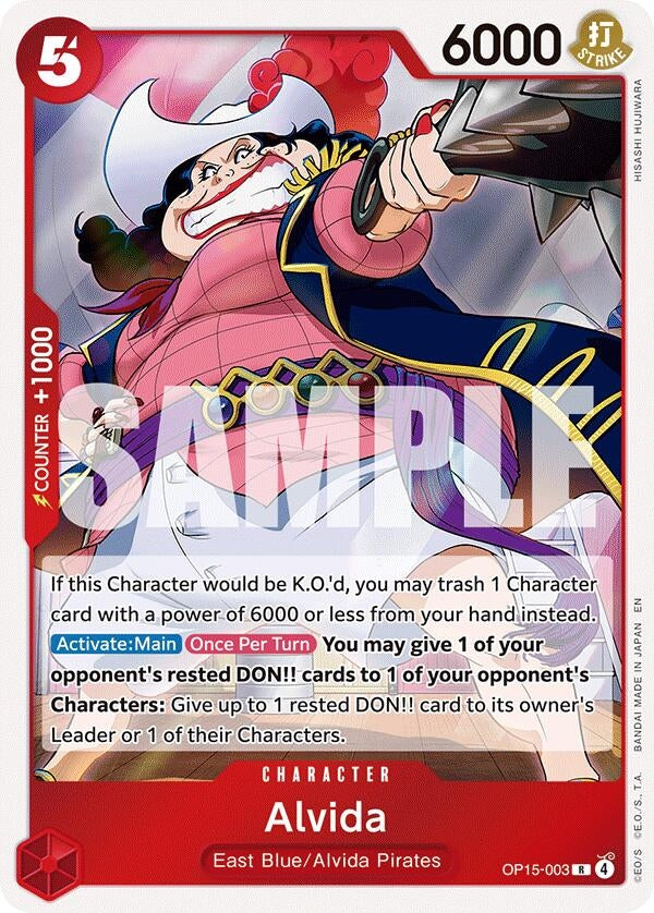 Image for Alvida (OP15-003) [Adventure on Kami's Island] - One Piece Card Game