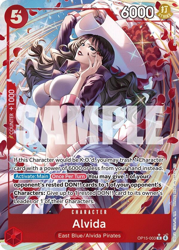 Image for Alvida (Alternate Art) (OP15-003) [Adventure on Kami's Island] - One Piece Card Game