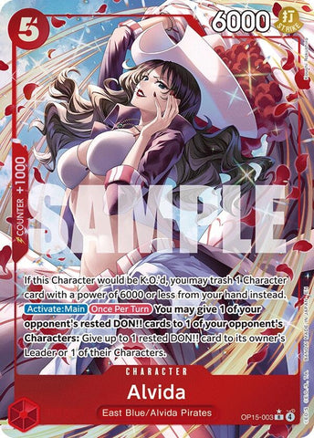 Image for Alvida (Alternate Art) (OP15-003) [Adventure on Kami's Island] - One Piece Card Game