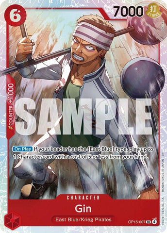 Image for Gin (OP15-007) [Adventure on Kami's Island] - One Piece Card Game