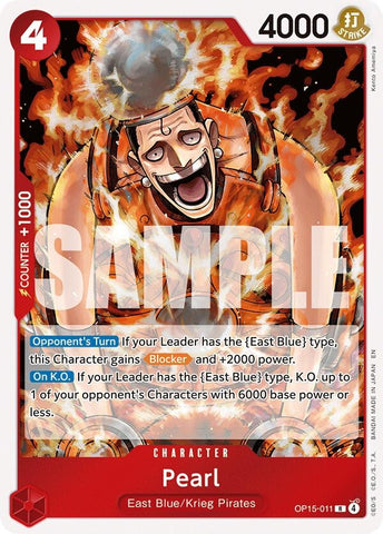 Image for Pearl (OP15-011) [Adventure on Kami's Island] - One Piece Card Game