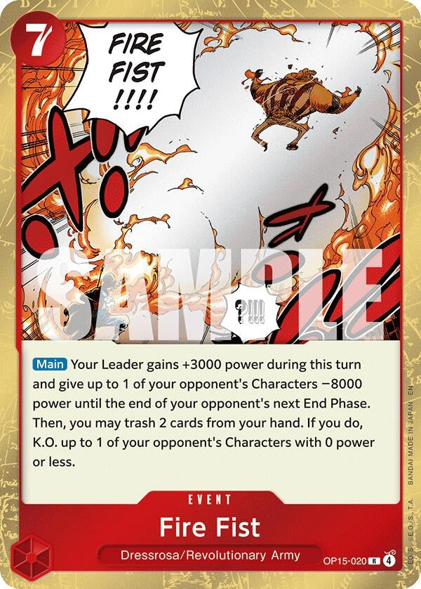 Image for Fire Fist (OP15-020) [Adventure on Kami's Island] - One Piece Card Game