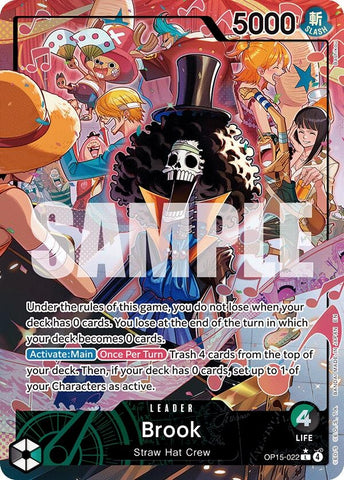 Image for Brook (OP15-022) (Alternate Art) (OP15-022) [Adventure on Kami's Island] - One Piece Card Game
