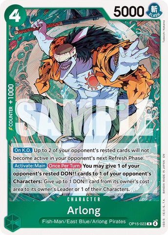 Image for Arlong (OP15-023) [Adventure on Kami's Island] - One Piece Card Game