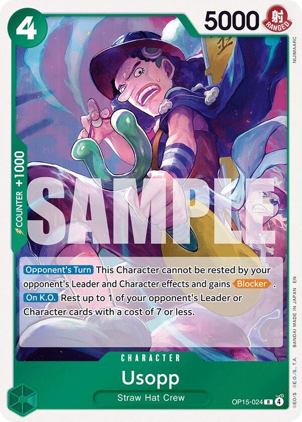 Image for Usopp (OP15-024) [Adventure on Kami's Island] - One Piece Card Game