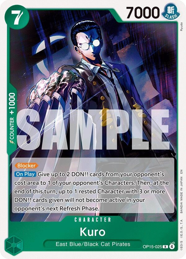 Image for Kuro (OP15-025) [Adventure on Kami's Island] - One Piece Card Game